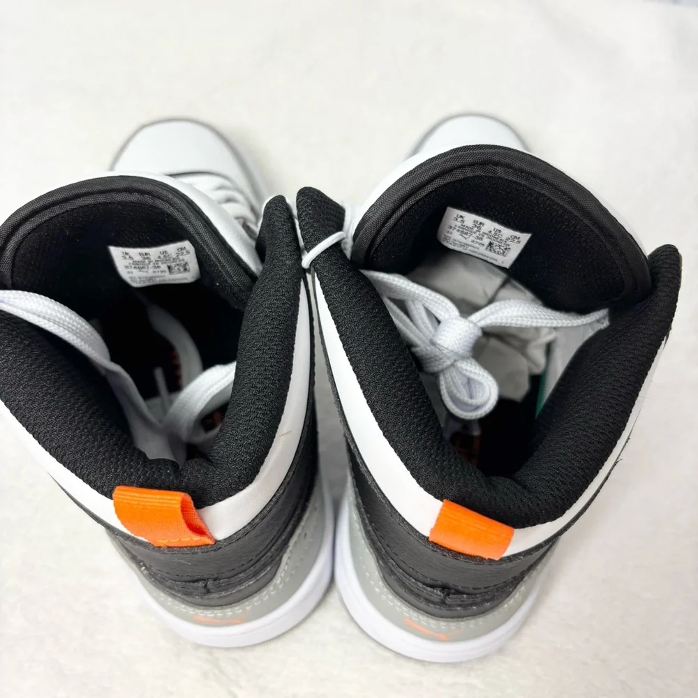 Puma High-Top Sneakers in Black, White, and Gray Size 4.5 - Picture 6 of 10